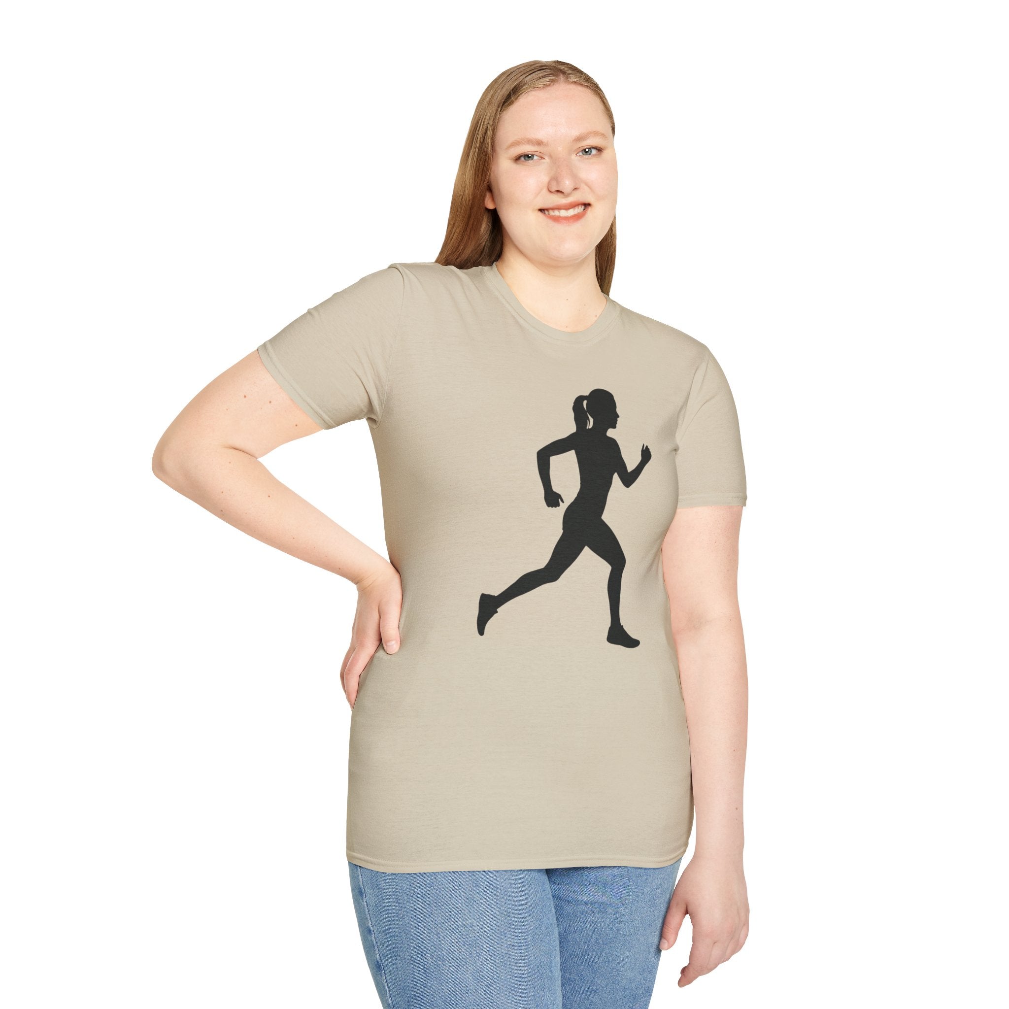 Just Run, Girl Christian Runner T-Shirt
