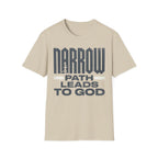 Narrow Path Leads to God Christian Runner T-Shirt (Female)
