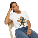 Cross Running Girl Christian Runner T-Shirt