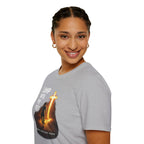 Lamp Unto My Feet - Light Unto My Path Christian Runner T-Shirt (Female)
