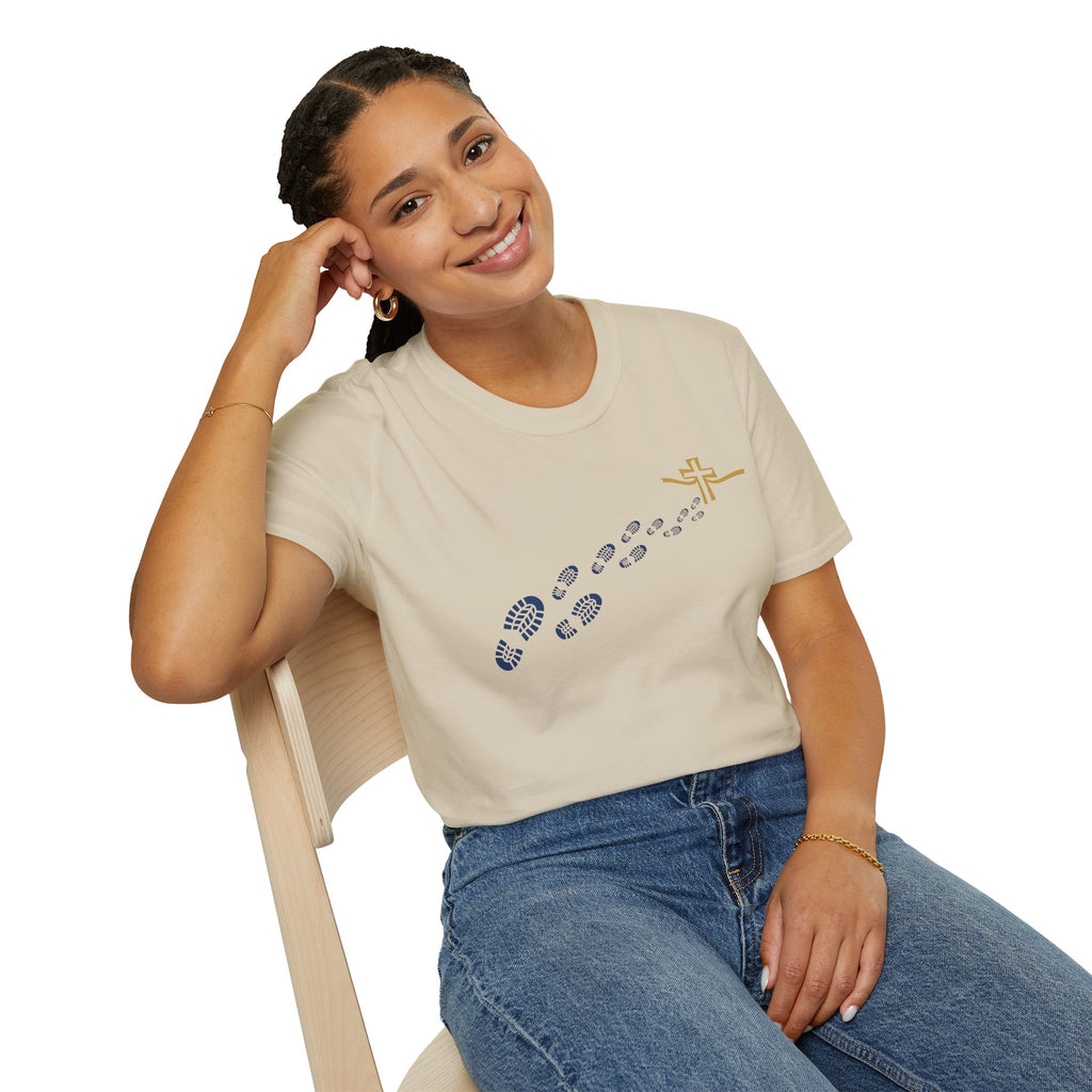 Follow Him Christian Runner T-Shirt