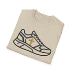 With Me Every Stride Christian Runner T-Shirt