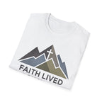Faith Lived Through Miles Christian Runner T-Shirt