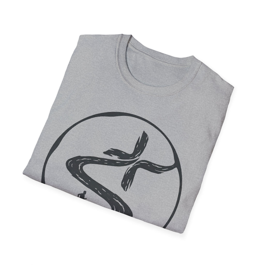 Winding Road to the Cross Christian Runner T-Shirt (Male)