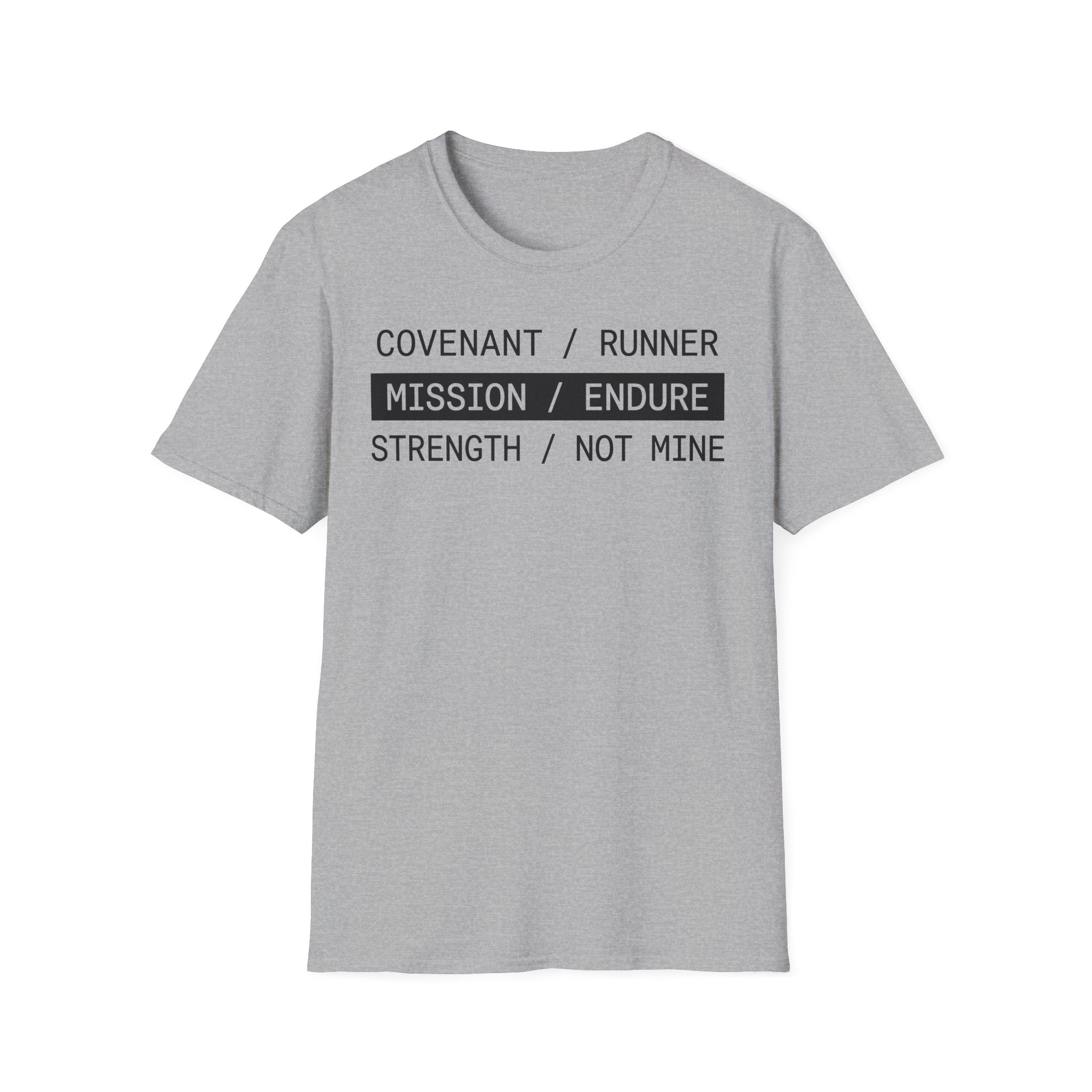 Mission Endure Christian Runner T-Shirt