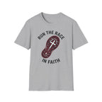 Run the Race in Faith Christian Runner T-Shirt