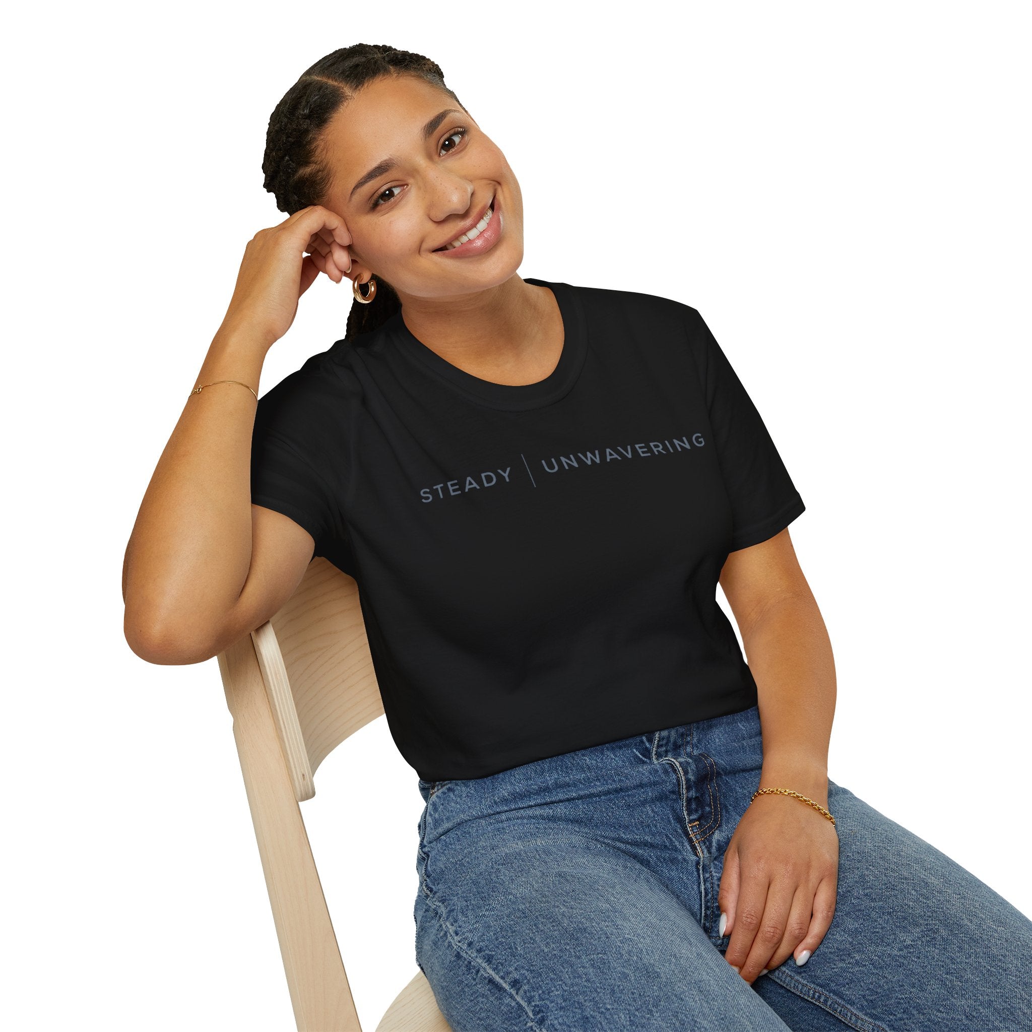 Steady Unwavering Christian Runner T-Shirt