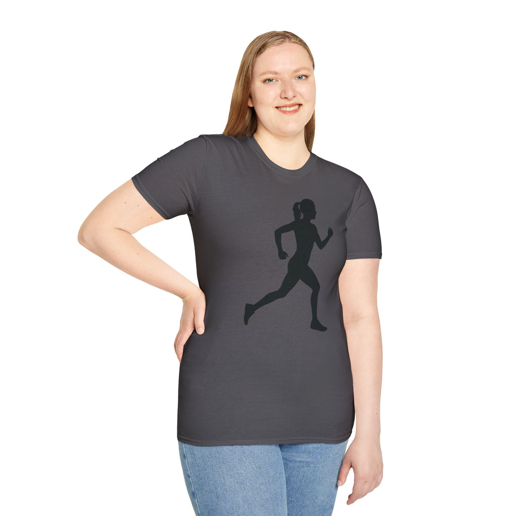 Just Run, Girl Christian Runner T-Shirt