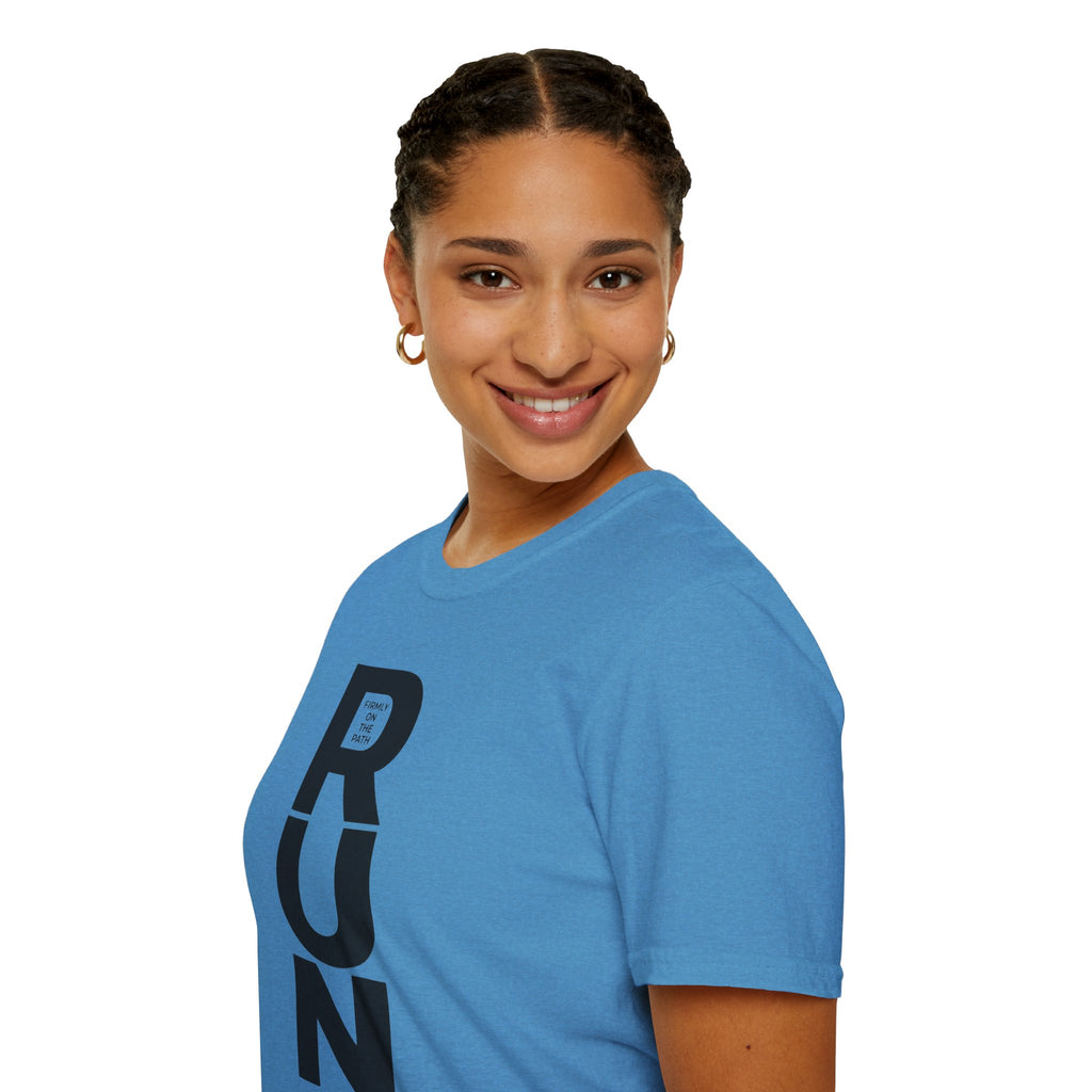 Run Firmly on the Path Christian Runner T-Shirt