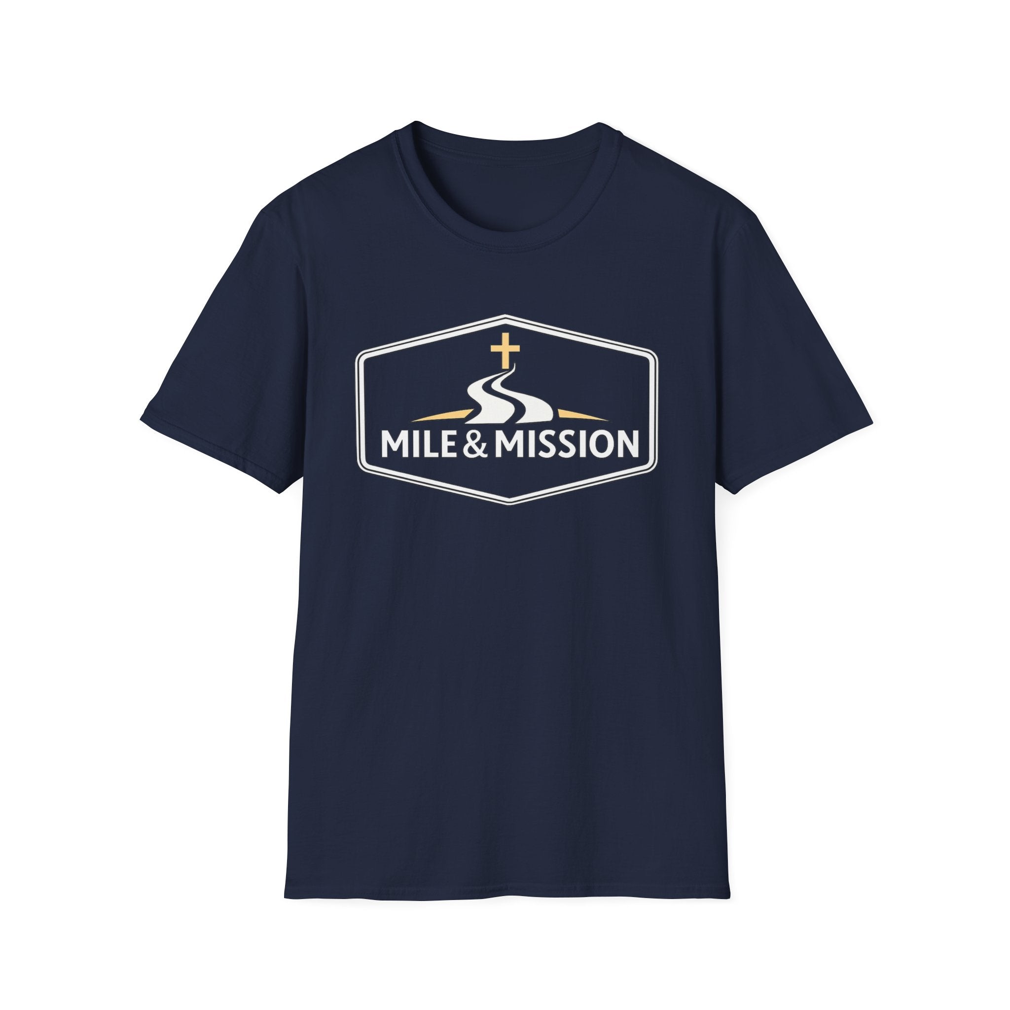 Mile & Mission Logo Christian Runner T-Shirt