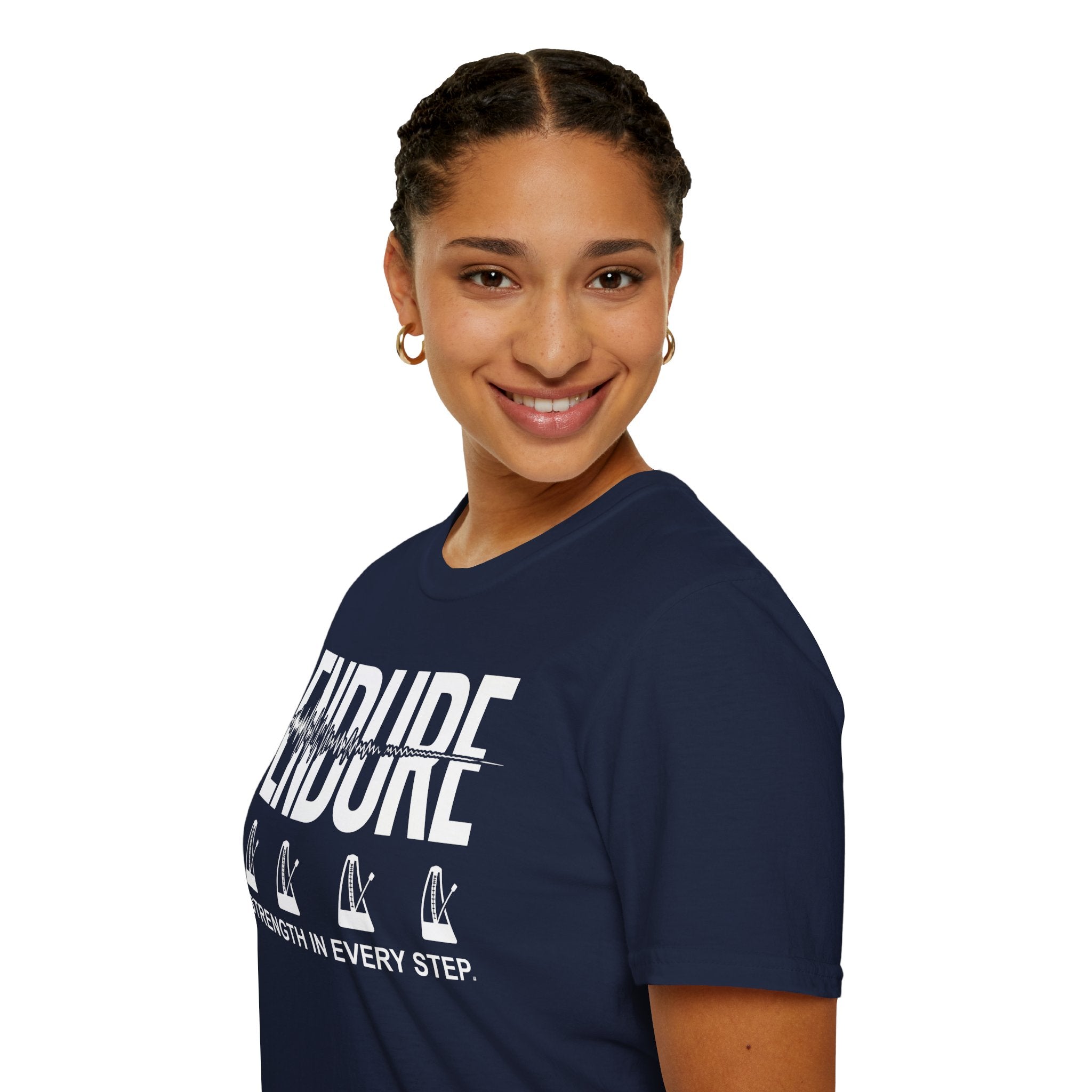 Endure: Strength in Every Step Christian Runner T-Shirt