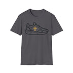With Me Every Stride Christian Runner T-Shirt