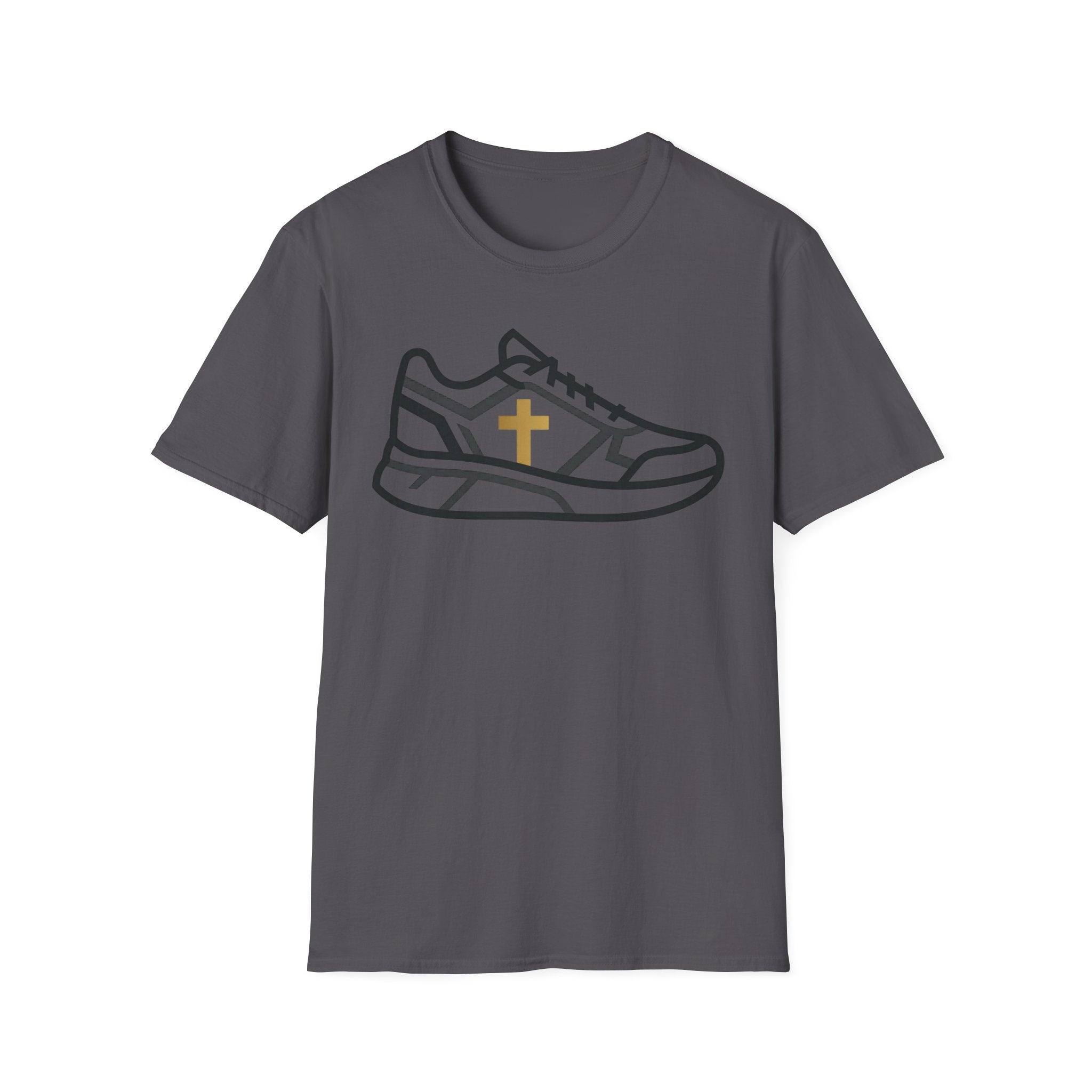 With Me Every Stride Christian Runner T-Shirt