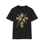 Cross Running Man Christian Runner T-Shirt