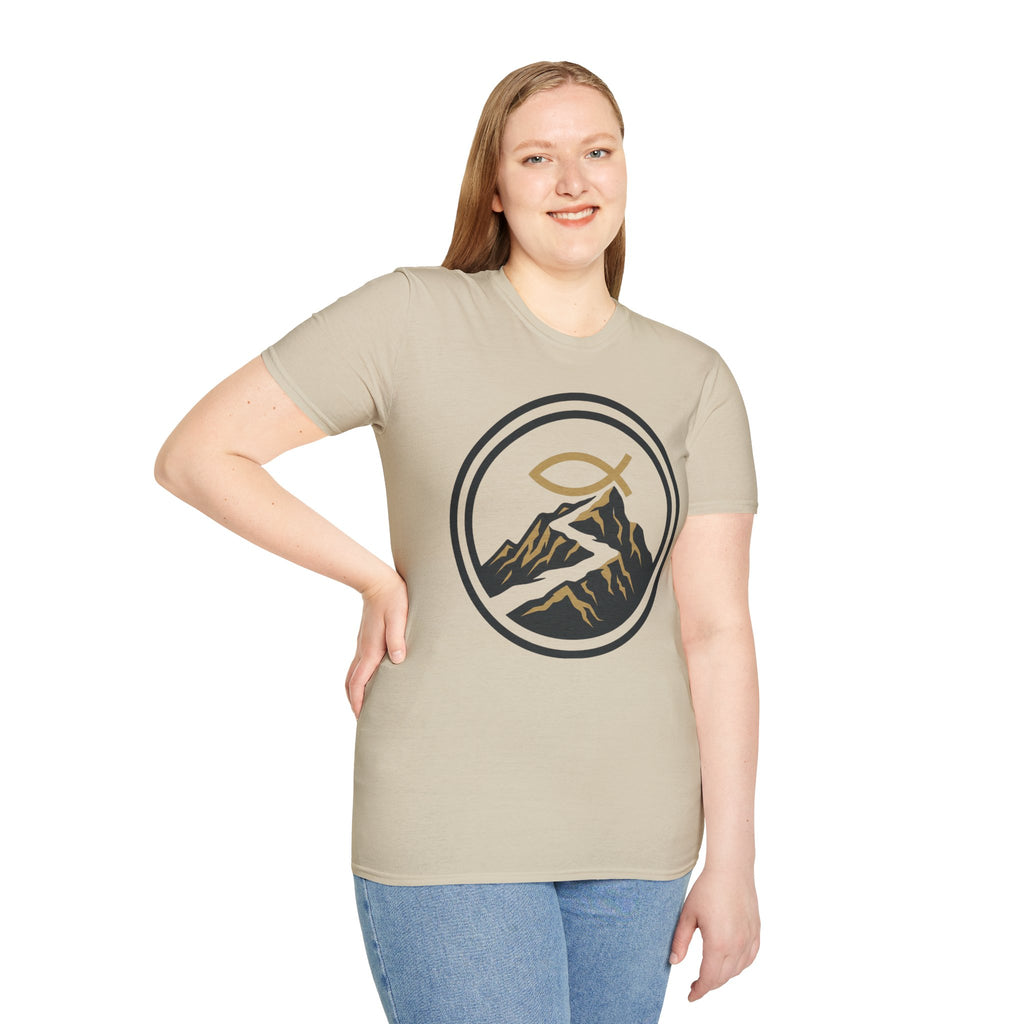 Trail Endurance Mountain Ichthys Christian Runner T-Shirt