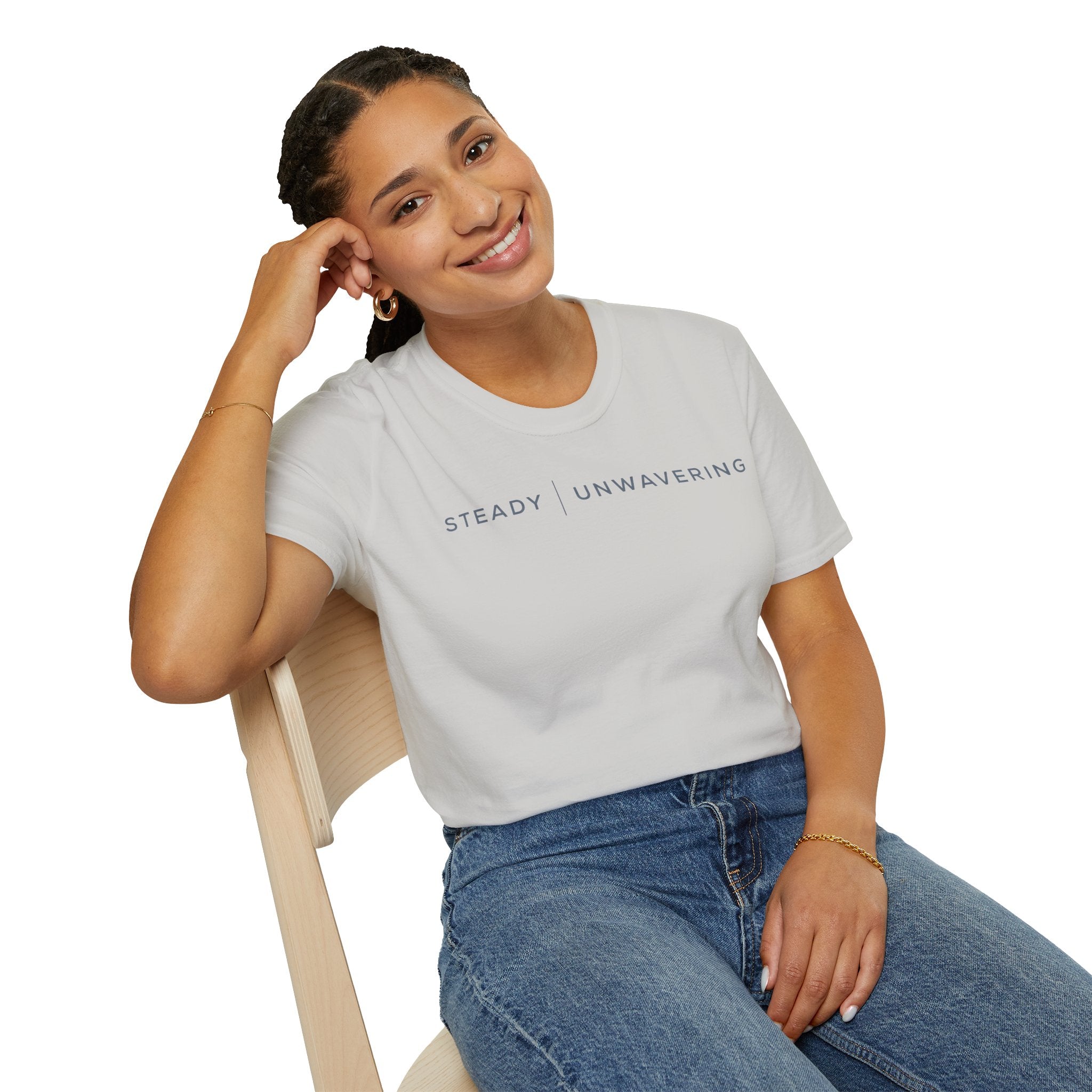 Steady Unwavering Christian Runner T-Shirt