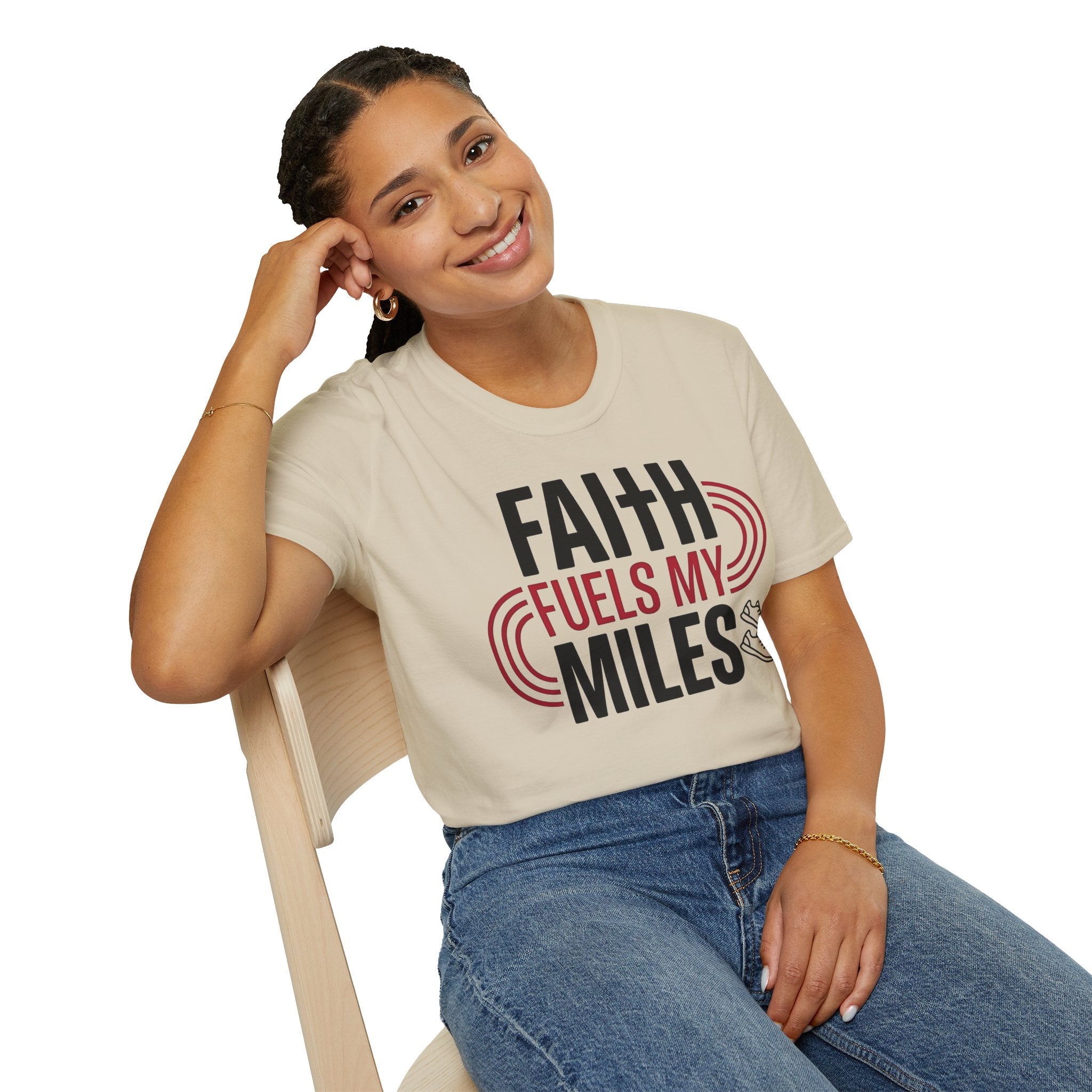 Faith Fuels My Miles Christian Runner T-Shirt