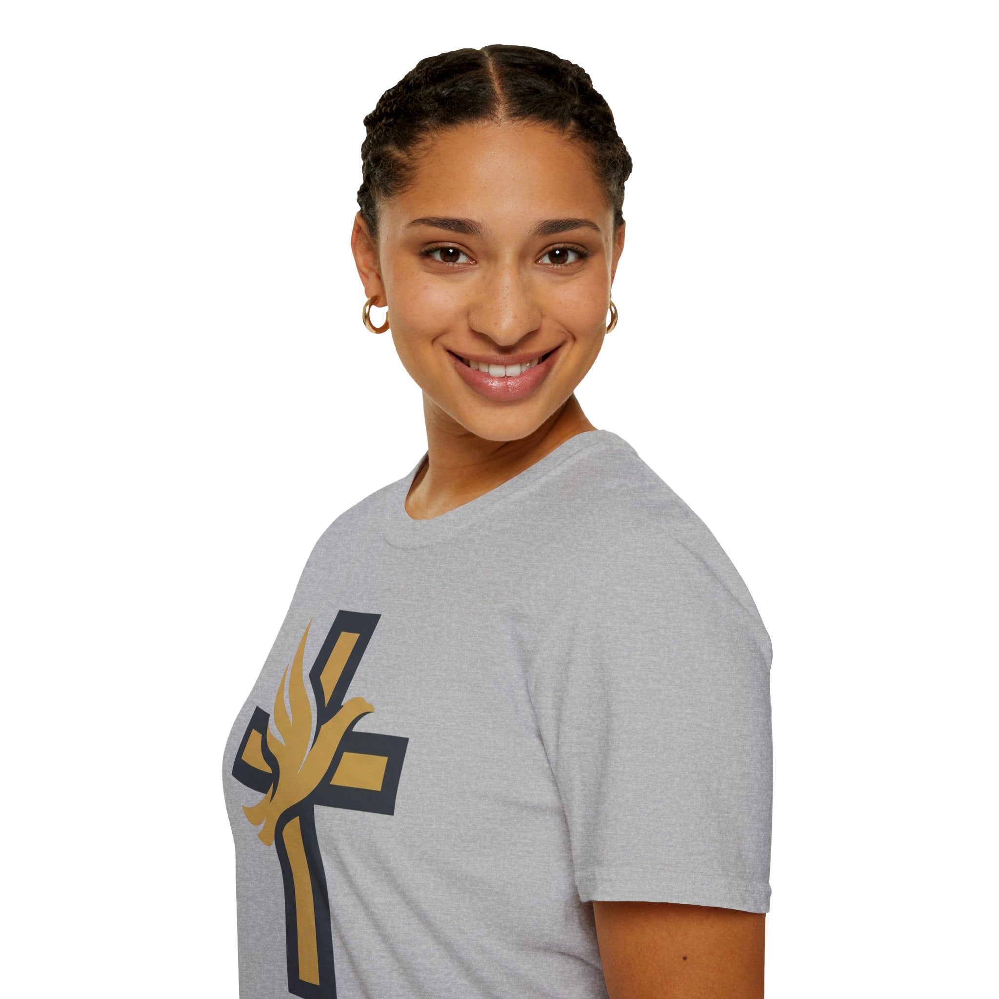 Cross & Dove Christian Runner T-Shirt