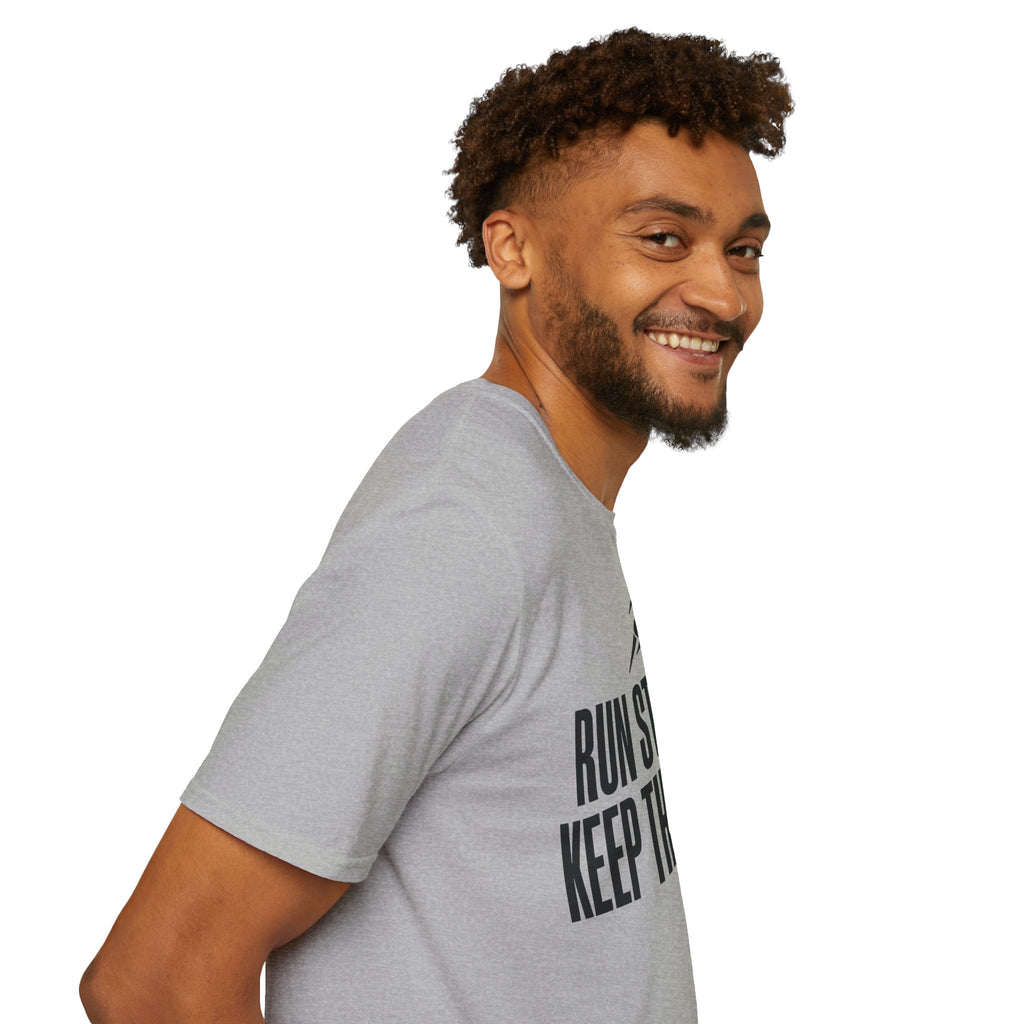 Run Strong - Keep the Faith Christian Runner T-Shirt