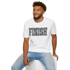 FINISH Running Christian Runner T-Shirt (Black)