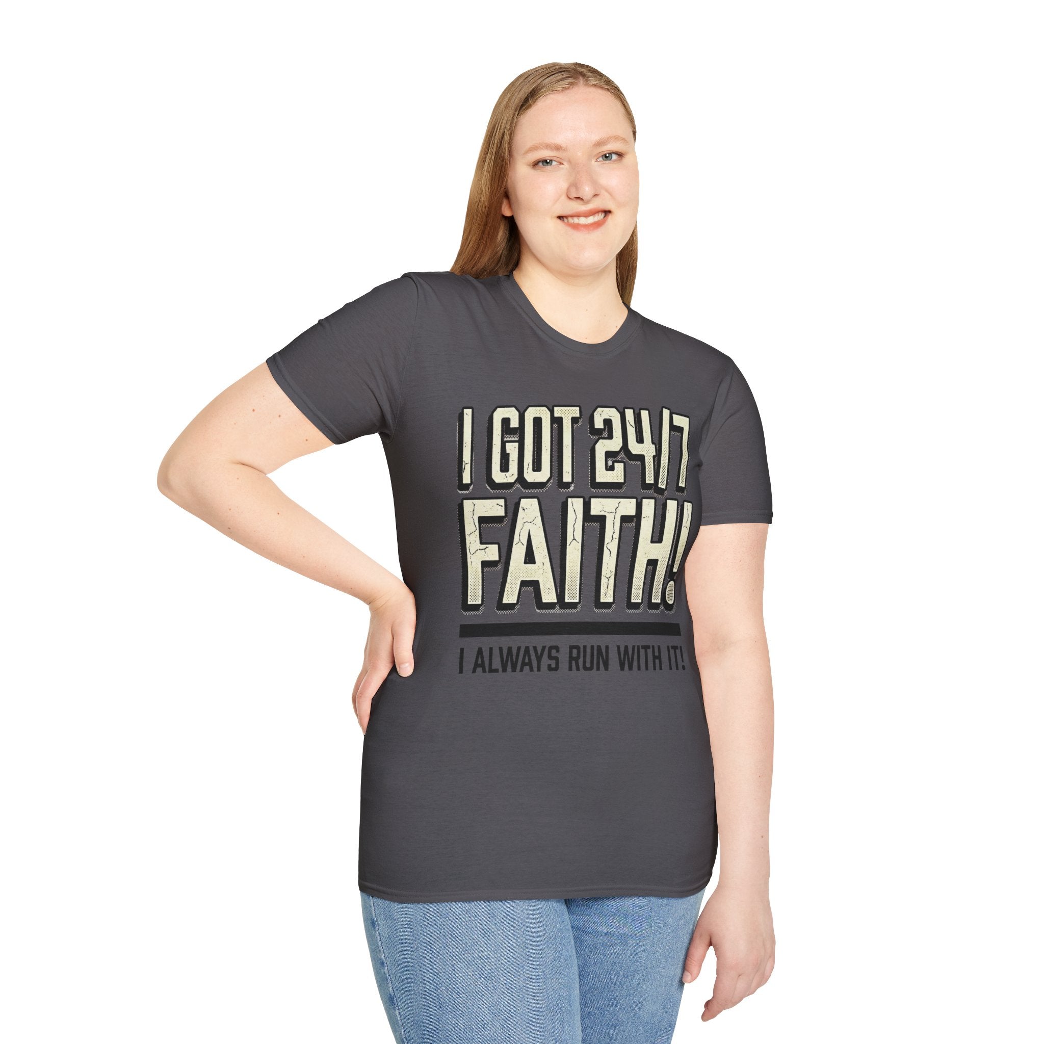 I Got 24/7 Faith Christian Runner T-Shirt
