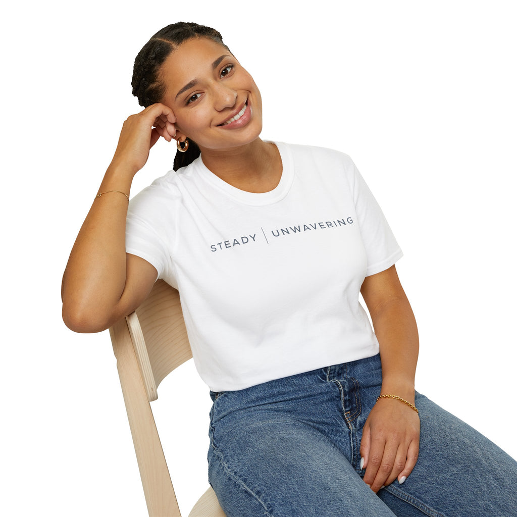 Steady Unwavering Christian Runner T-Shirt