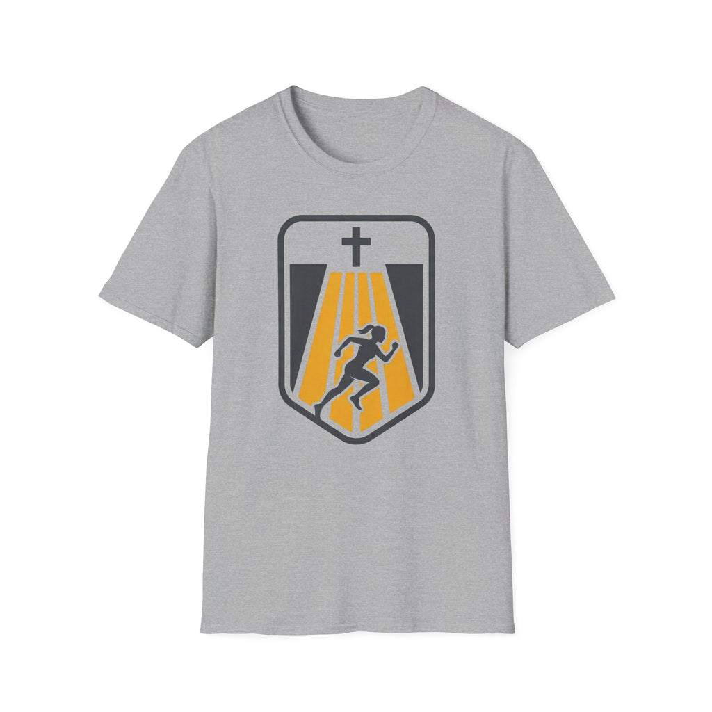 Faithful Start Christian Runner T-Shirt (Female)