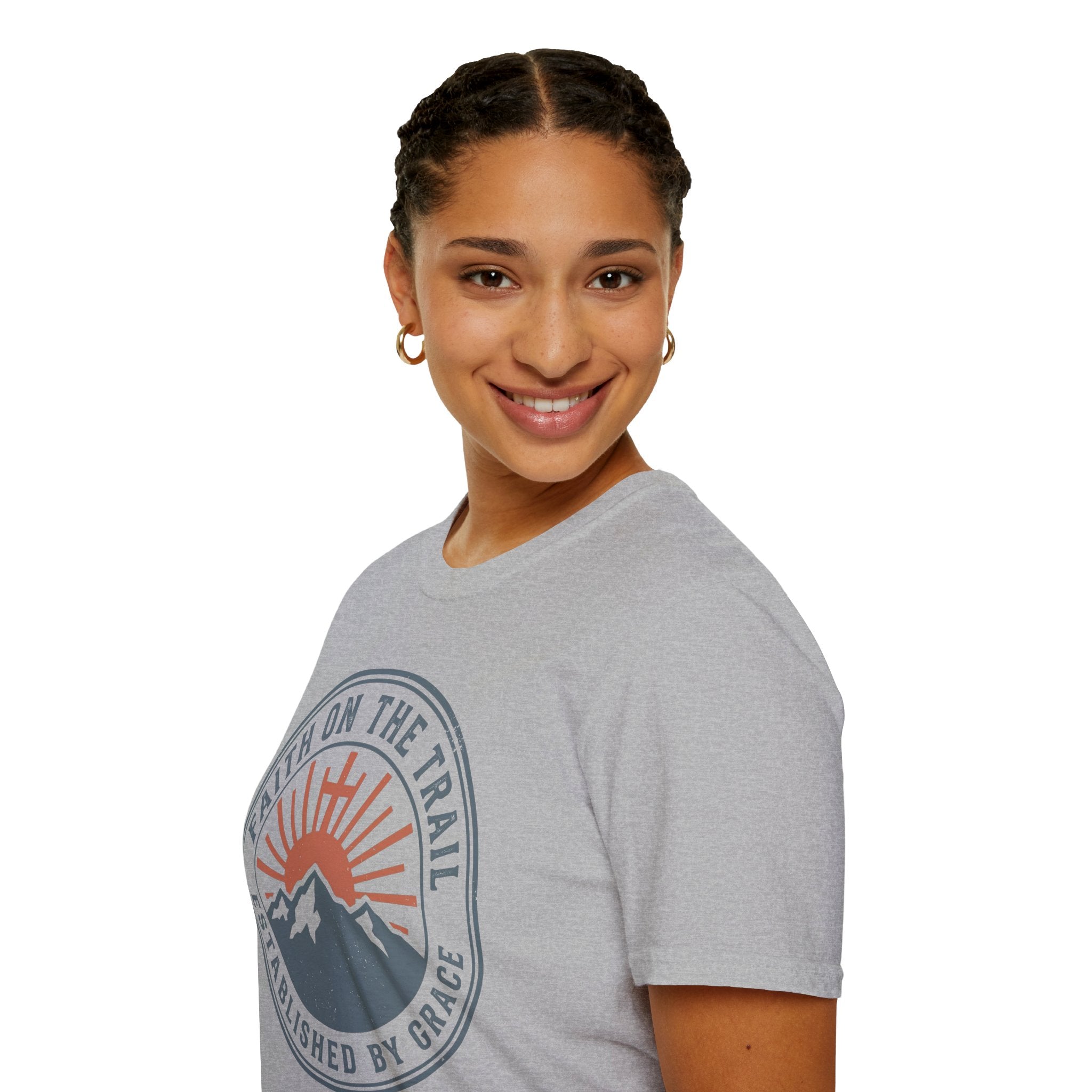 Faith on the Trail Christian Runner T-Shirt
