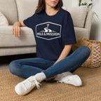 Mile & Mission Logo Christian Runner T-Shirt