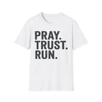 Pray Trust Run Christian Runner T-Shirt