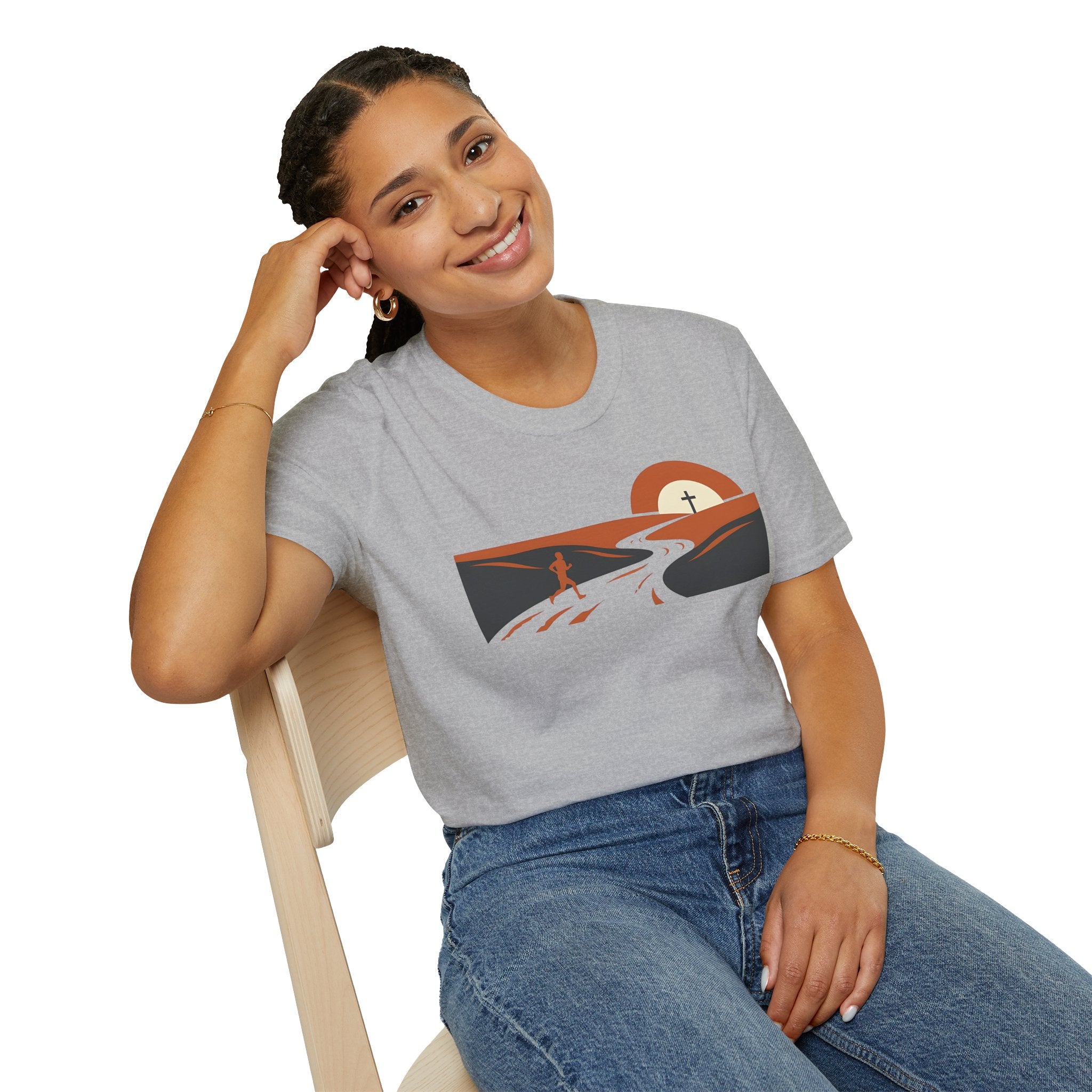 Cross Horizon Christian Runner T-Shirt