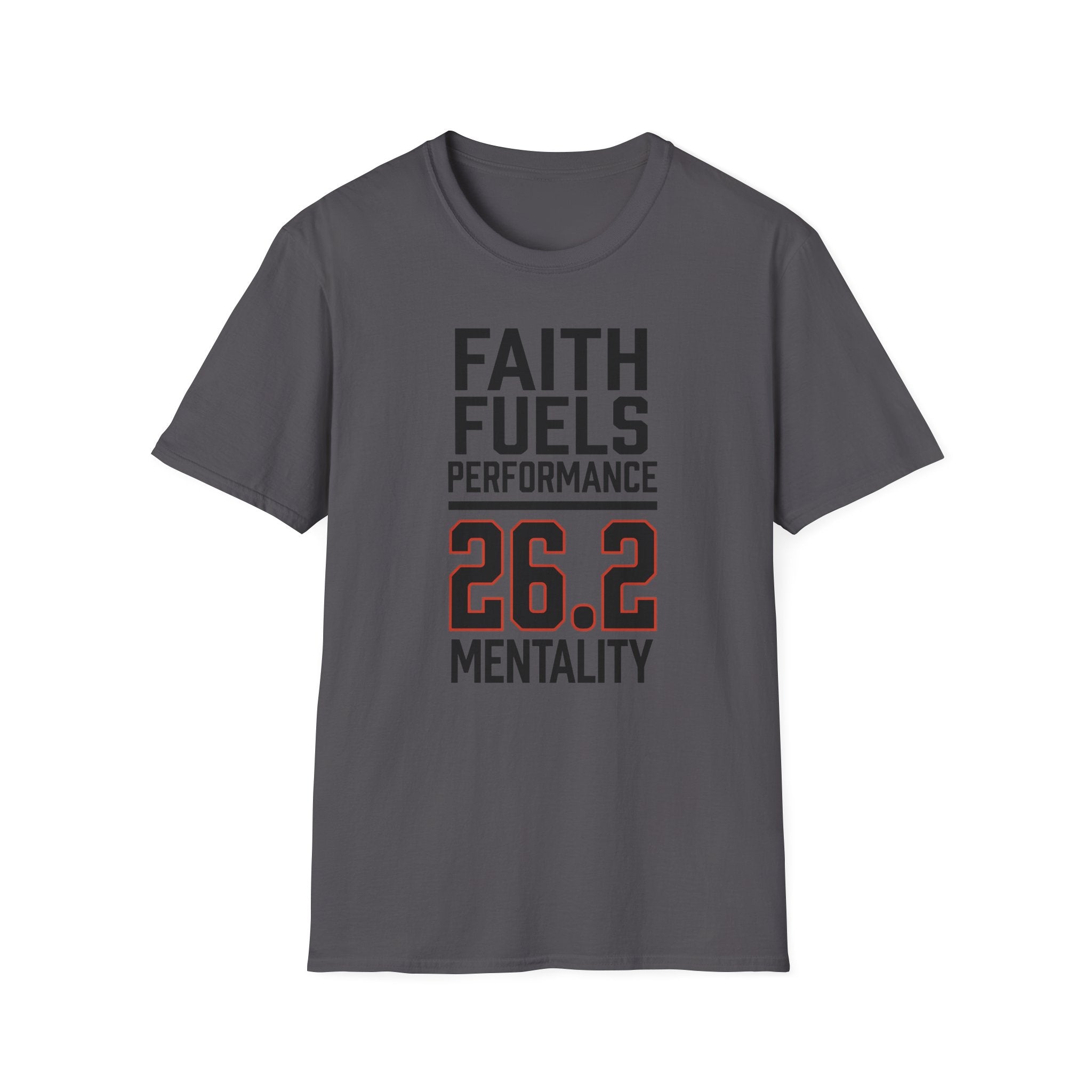 26.2 Faith Fuels Performance Christian Runner T-Shirt