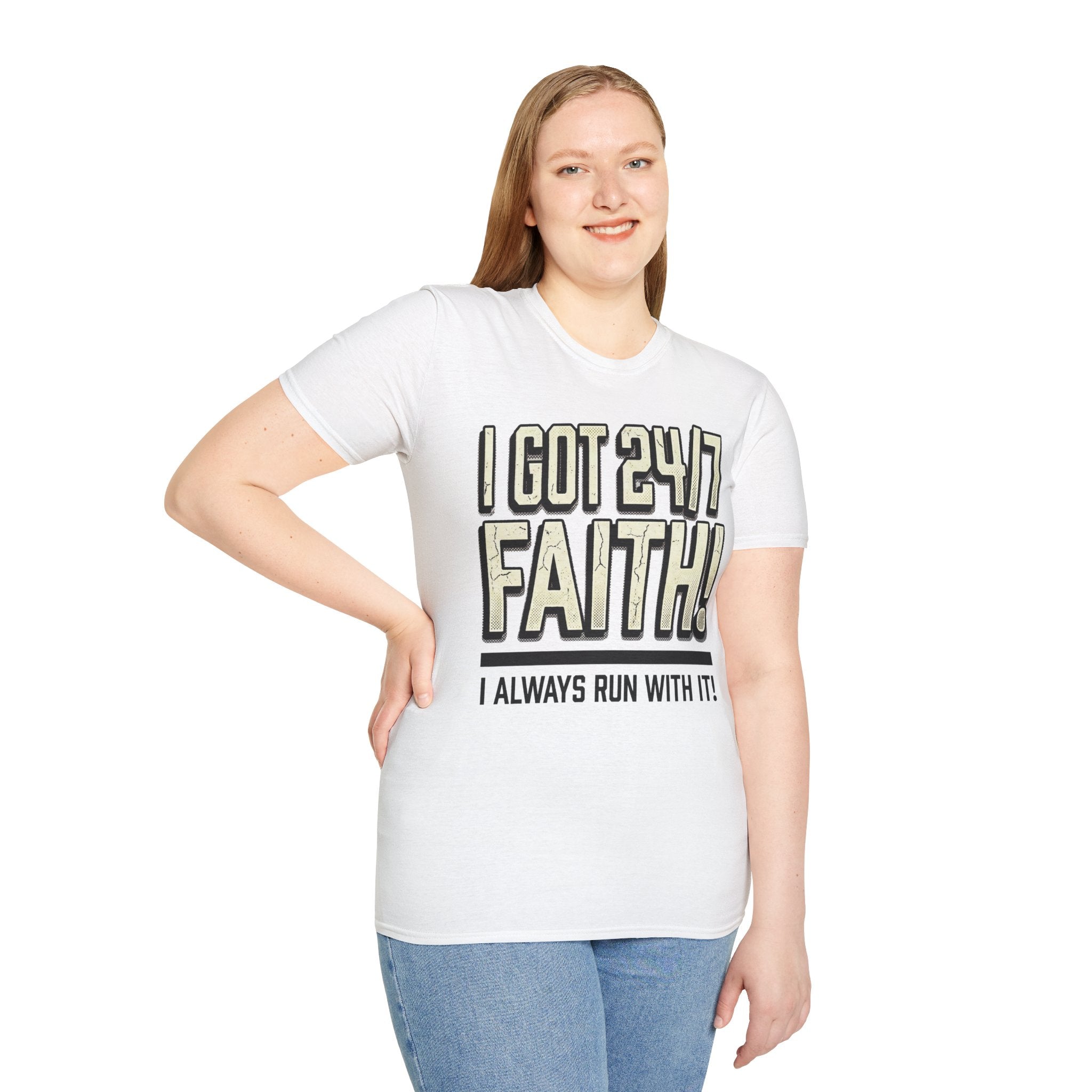 I Got 24/7 Faith Christian Runner T-Shirt
