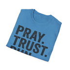 Pray Trust Run Christian Runner T-Shirt
