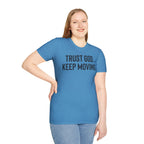 Trust God Keep Moving Christian Runner T-Shirt