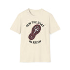 Run the Race in Faith Christian Runner T-Shirt