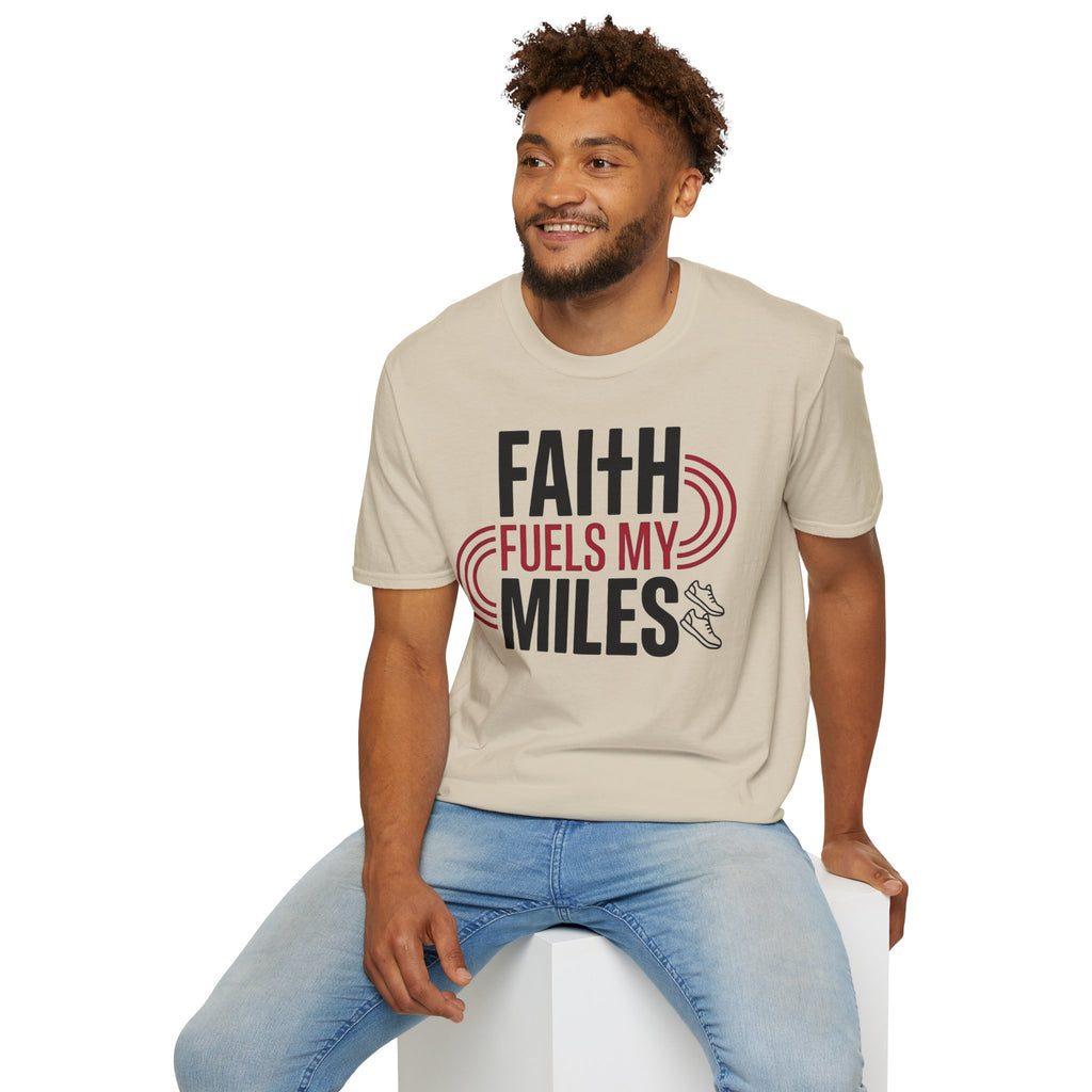 Faith Fuels My Miles Christian Runner T-Shirt