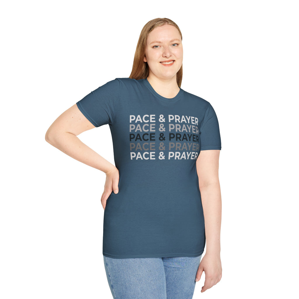 Pace & Prayer Christian Runner T-Shirt