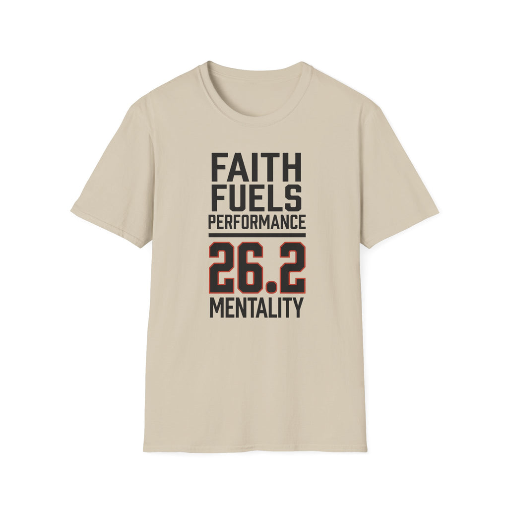 26.2 Faith Fuels Performance Christian Runner T-Shirt