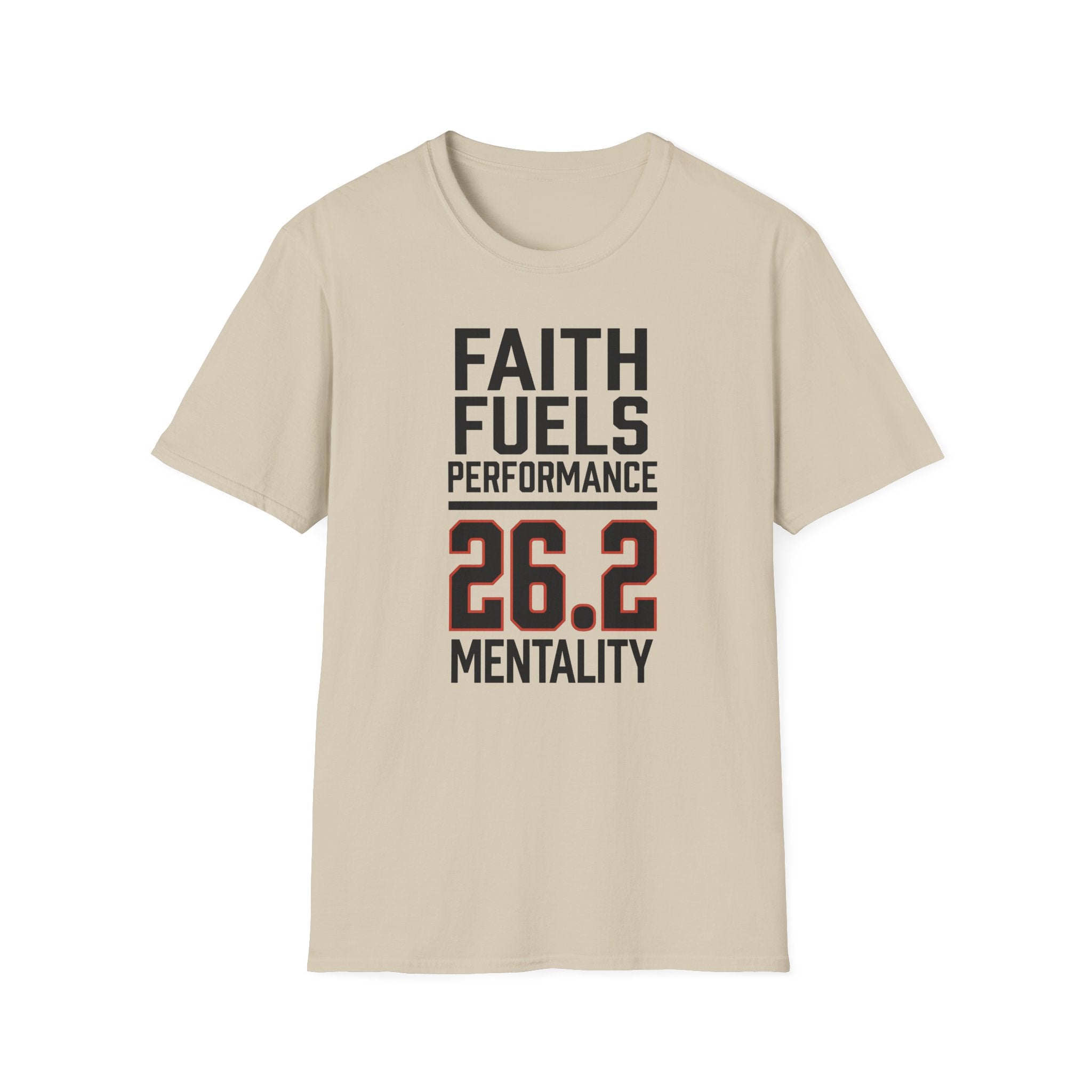 26.2 Faith Fuels Performance Christian Runner T-Shirt