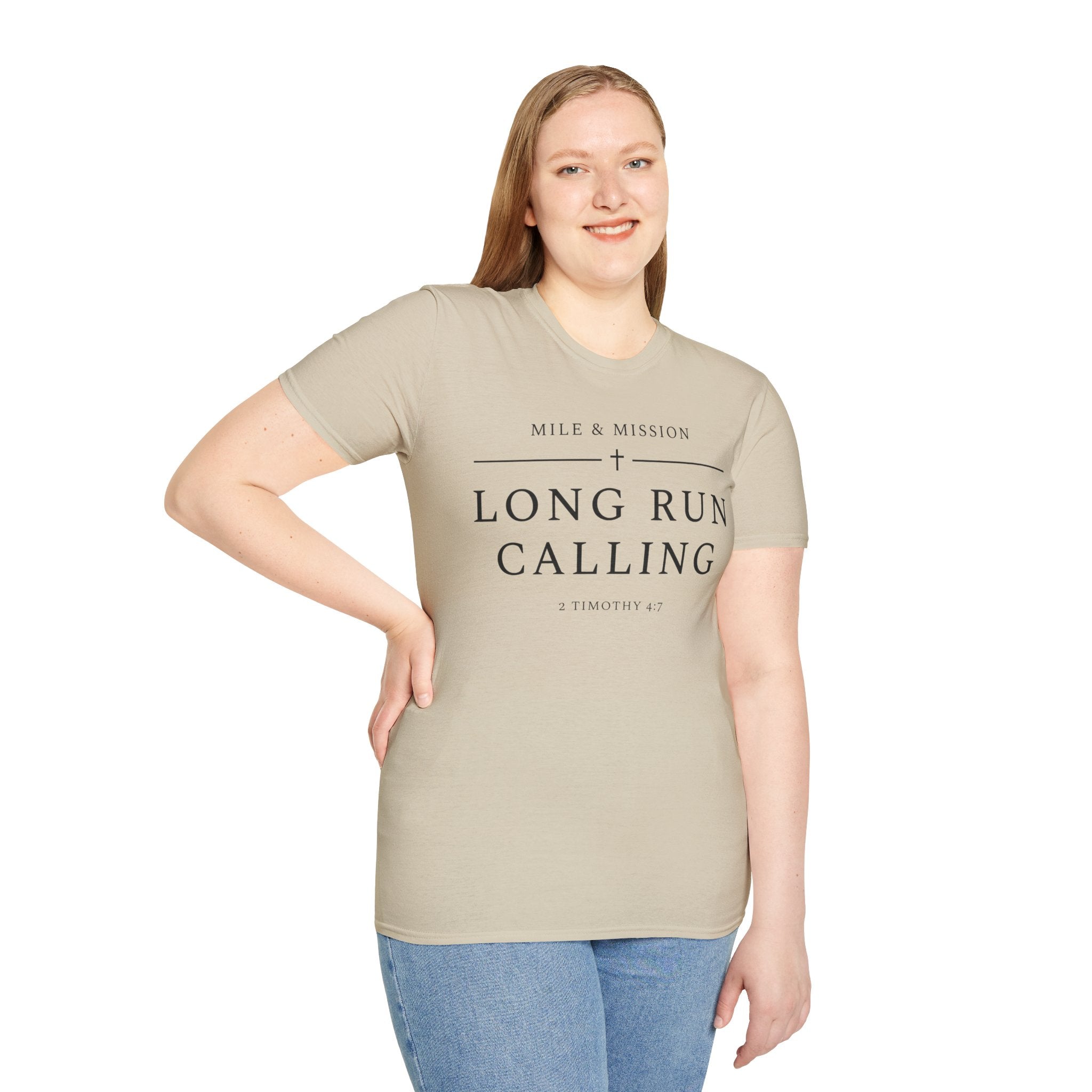 Long Run Calling Christian Runner T-Shirt