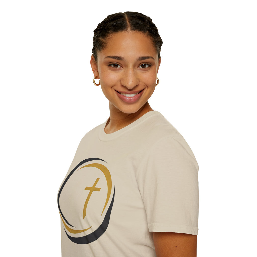 Halo Track Cross Christian Runner T-Shirt
