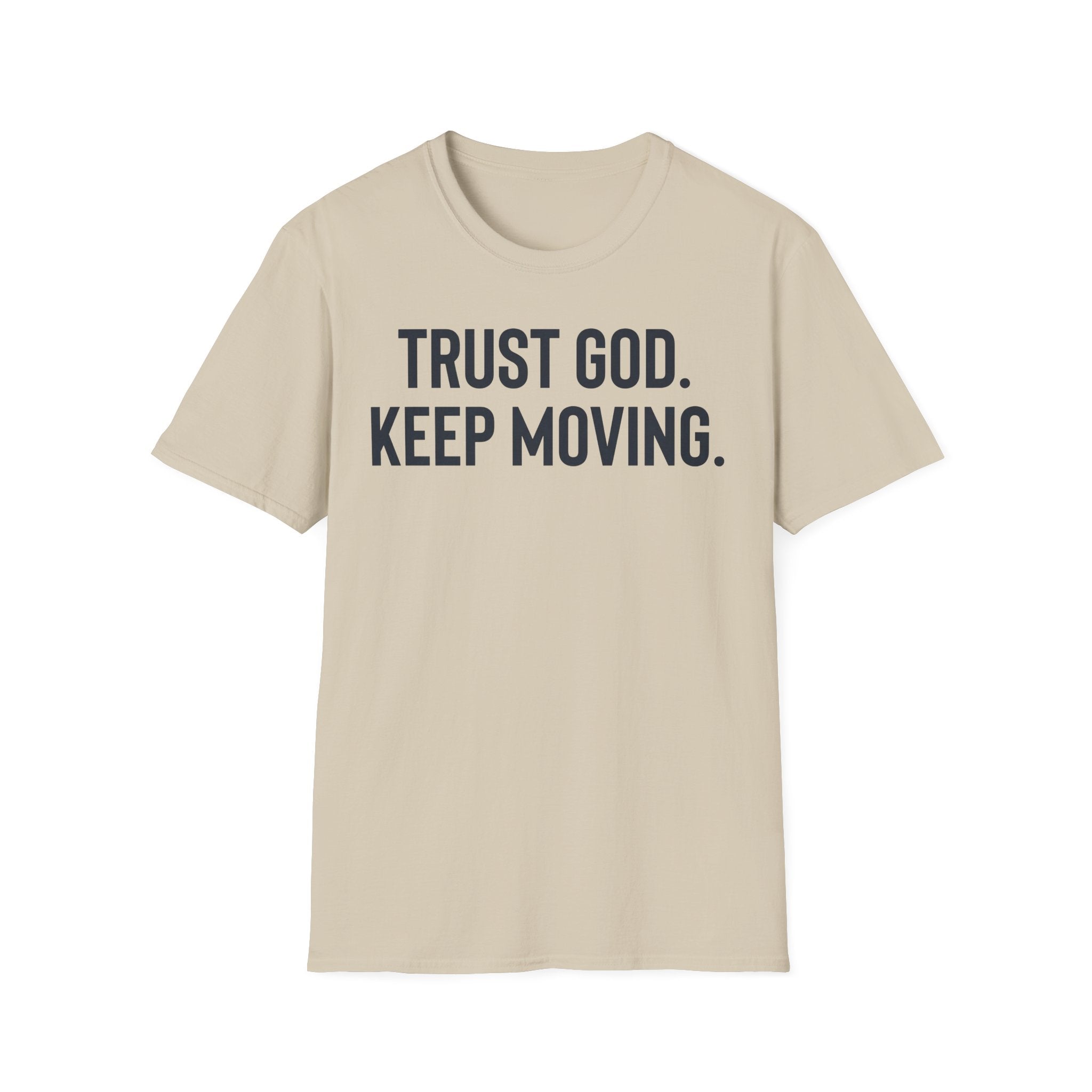 Trust God Keep Moving Christian Runner T-Shirt