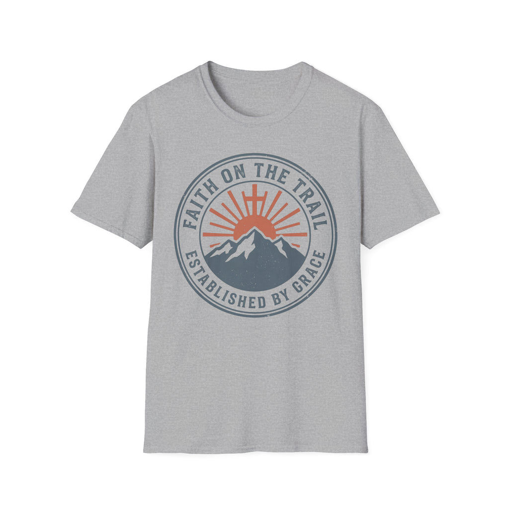 Faith on the Trail Christian Runner T-Shirt