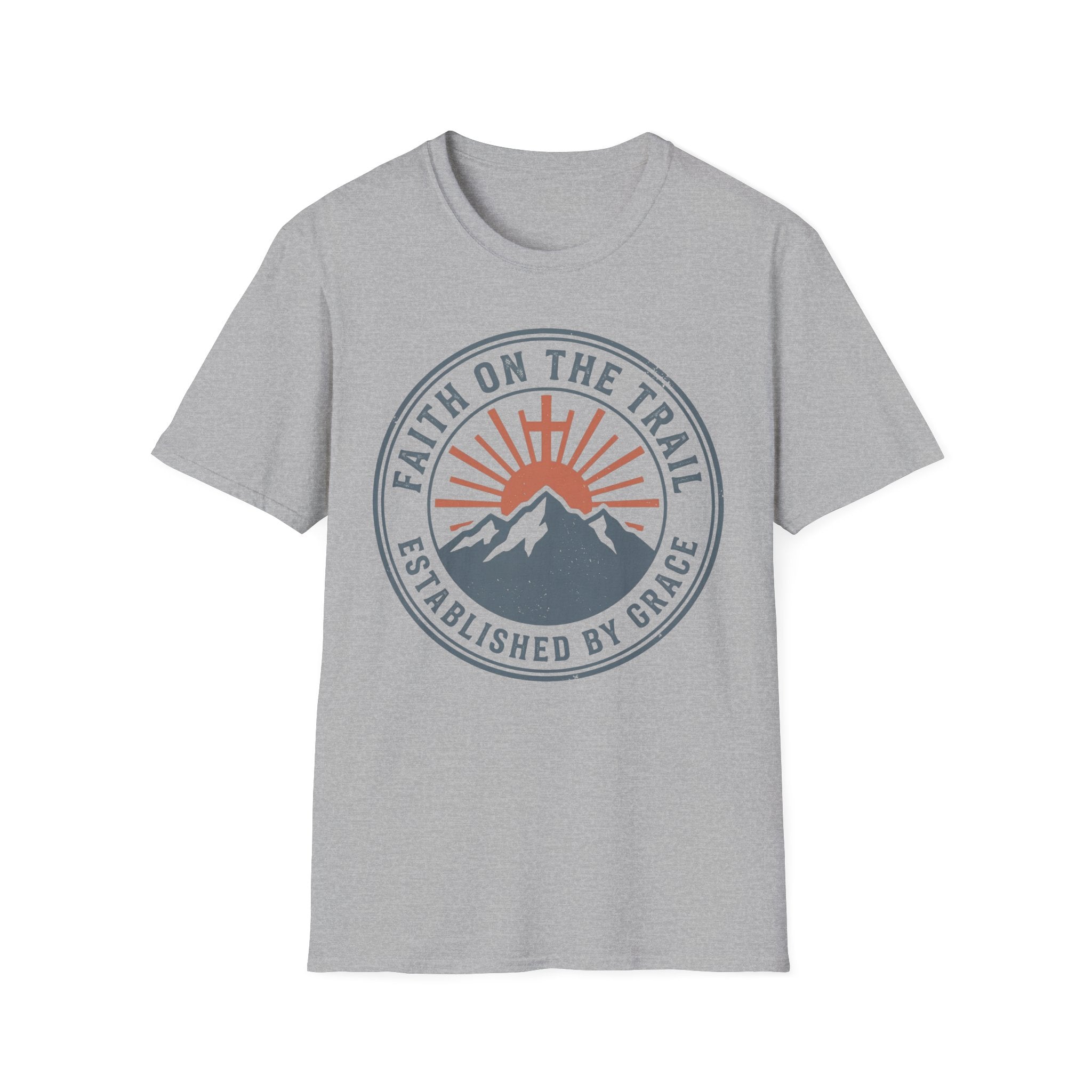 Faith on the Trail Christian Runner T-Shirt