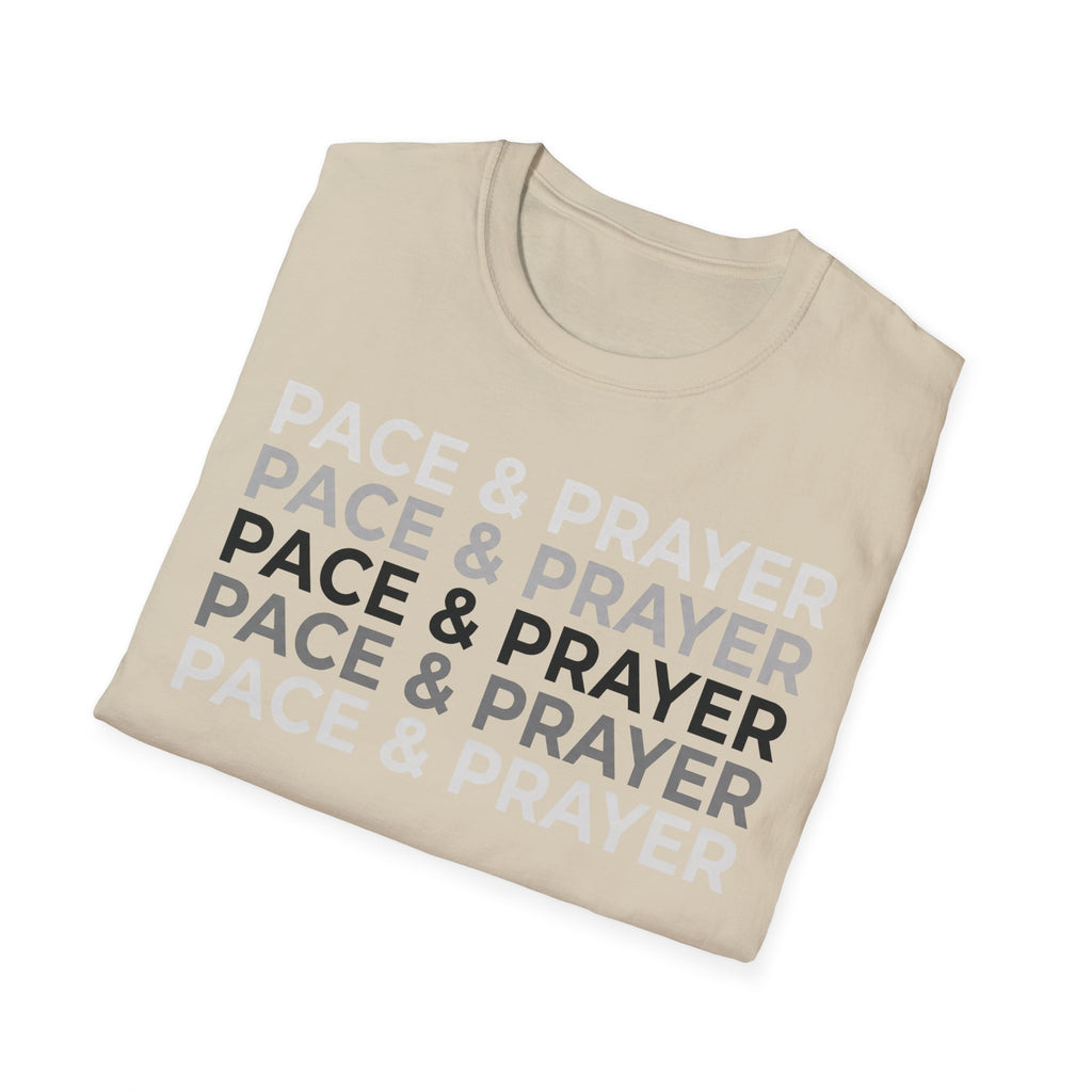 Pace & Prayer Christian Runner T-Shirt