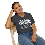 Endure: Strength in Every Step Christian Runner T-Shirt