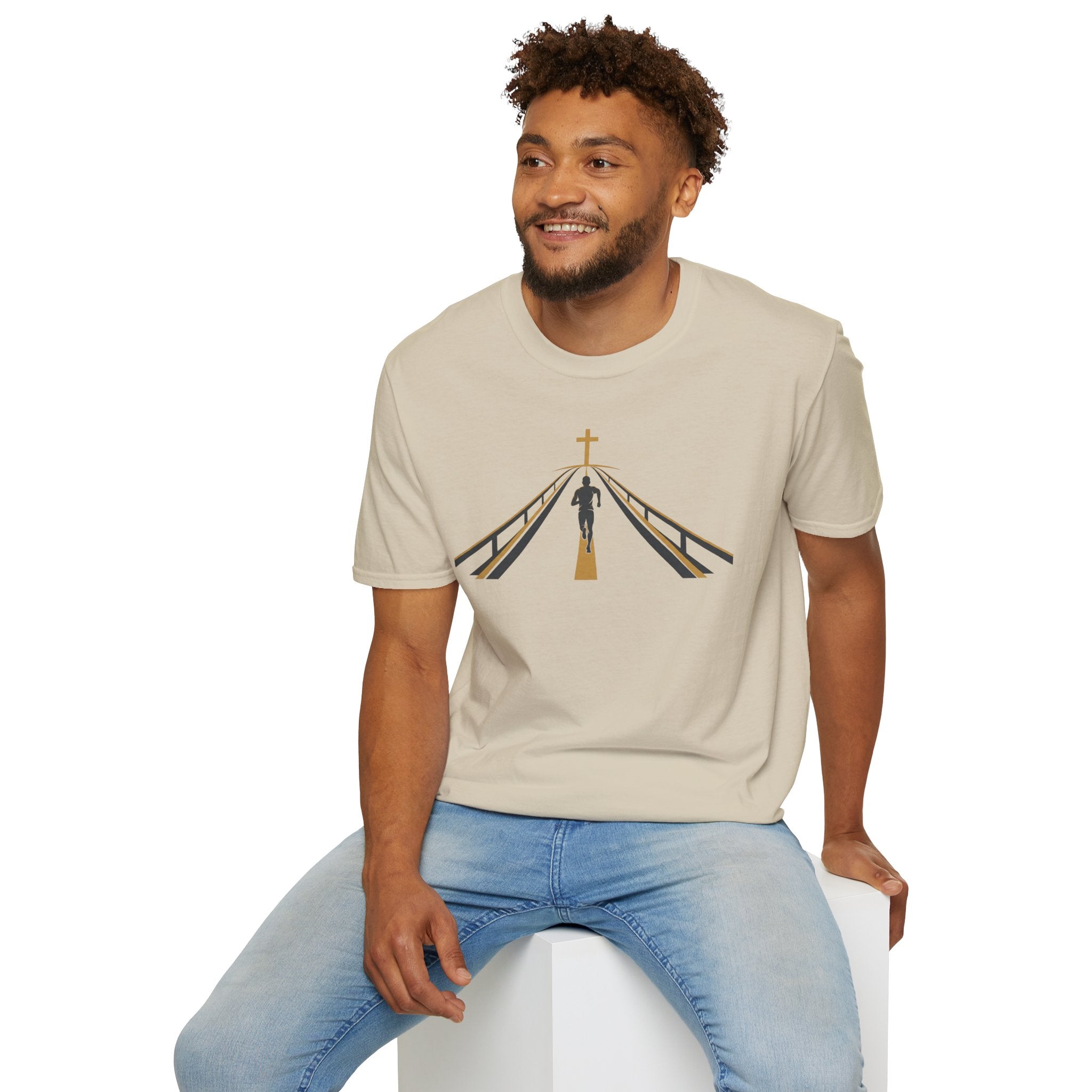 Bridge Of Faith Christian Runner T-Shirt
