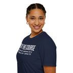 Stay The Course Christian Runner T-Shirt (Straight Text)