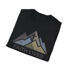 Faith Lived Through Miles Christian Runner T-Shirt